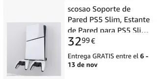 PGTECH Soporte Suspensión PS5 Slim