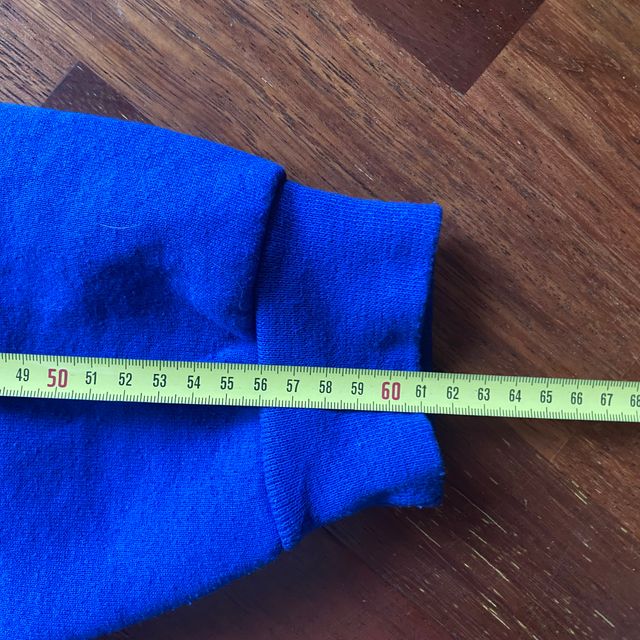 Russell Sudadera Capucha Azul Futbol XL Logo Grafi