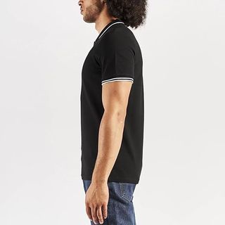 Kappa Ezio Camiseta Polo Hombre Negro XXL