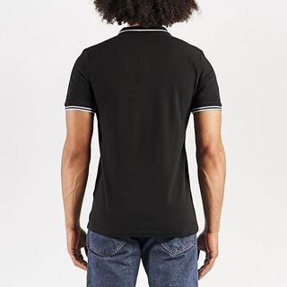 Kappa Ezio Camiseta Polo Hombre Negro XXL