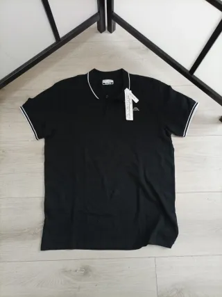 Kappa Ezio Camiseta Polo Hombre Negro XXL