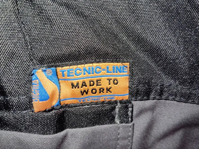 Pantalón trabajo Tecnic-line gris y negro