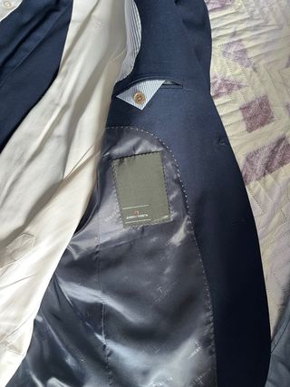 Traje Roberto Torreta Azul Marino