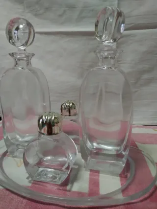 Set bottiglie in vetro