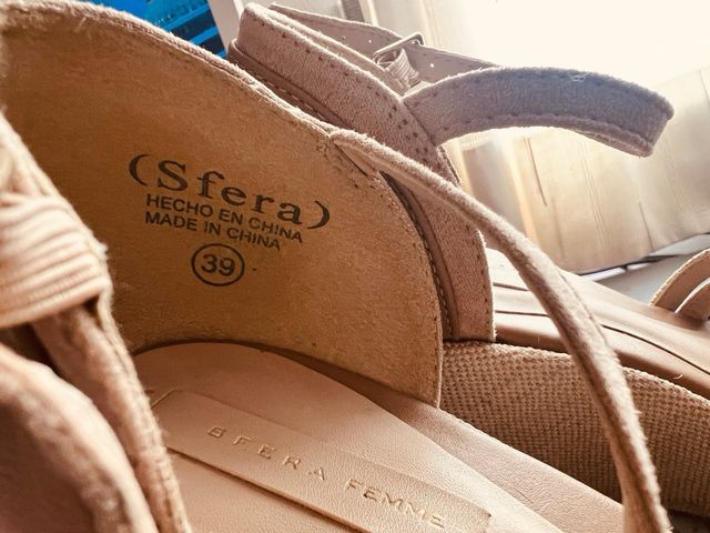 Cuñas Sfera Beige/Marrón Talla 39