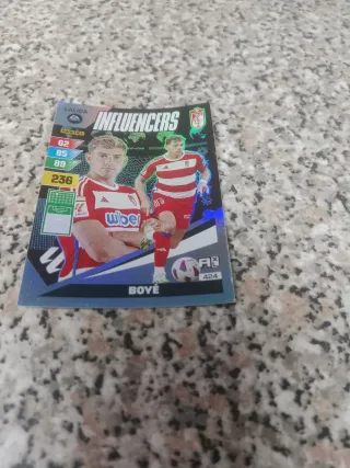 Carta Panini LaLiga Influencers Bové