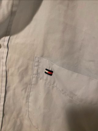 Camisa Tommy Hilfiger manga corta azul