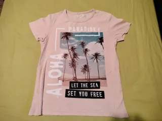 Camiseta Lefties Palmeras y Mar