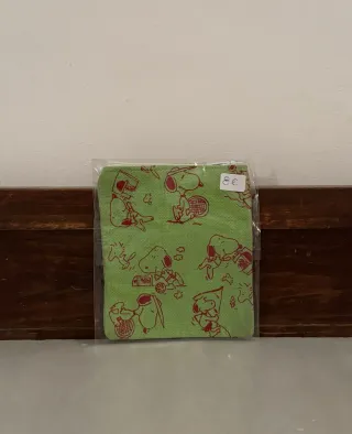 Monedero Snoopy verde vintage
