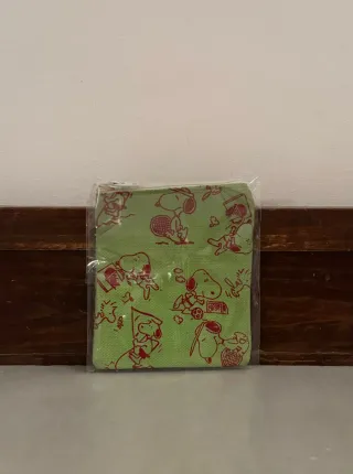 Monedero Snoopy verde vintage