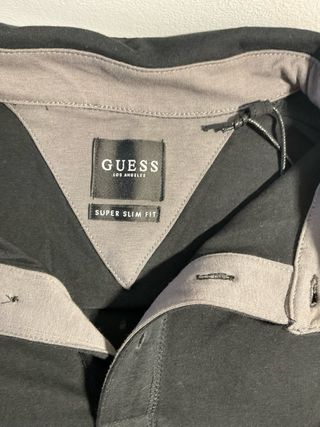 Camisa Polo Guess Negra