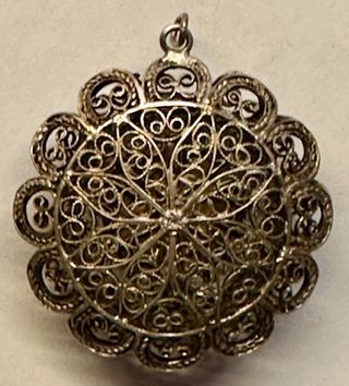 Portarosario antico Argento 800 filigrana