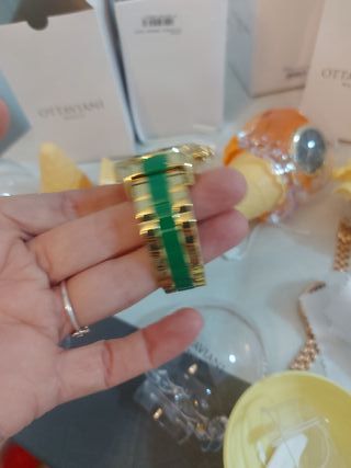 Orologio donna Ottaviani oro e verde
