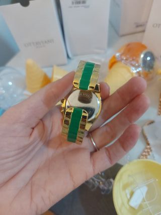 Orologio donna Ottaviani oro e verde
