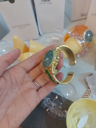 Orologio donna Ottaviani oro e verde