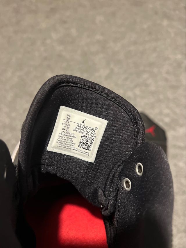 Air Jordan Access Negro Rojo