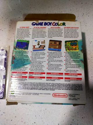 Gameboy color y pocket + juegos pack