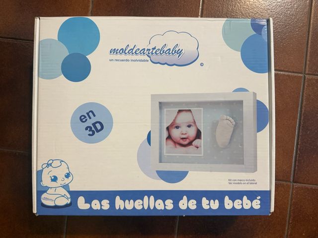 Kit Molde 3D Huellas Bebé Moldeartebaby