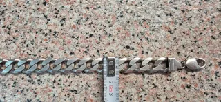 Cadena de plata cubana 925