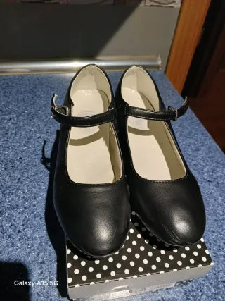 Zapatos Flamenco Niña Negros
