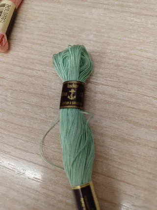 Filo da ricamo Anchor n.25 verde acqua