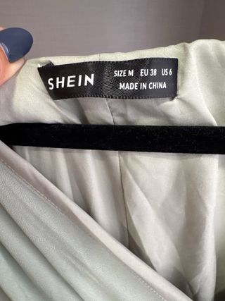 Vestido largo Shein verde