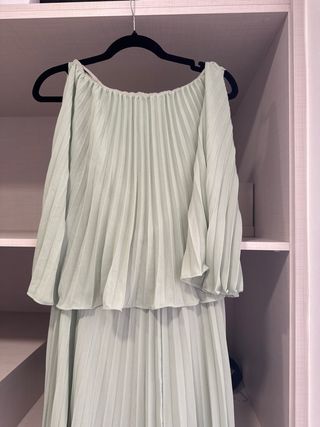 Vestido largo Shein verde