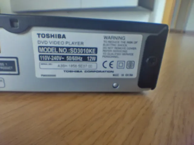 Reproductor DVD Toshiba averiado