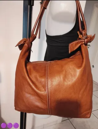 Borsa in vera pelle artigianale