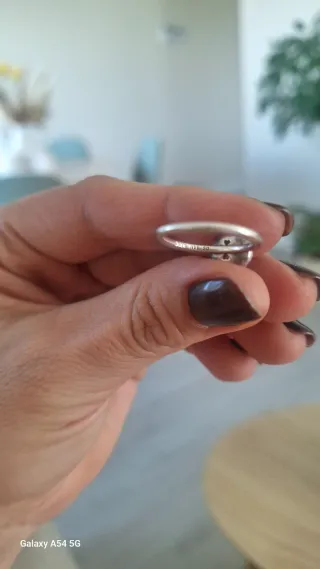 Conjunto 3 Anillos Pandora Perla y Circonitas