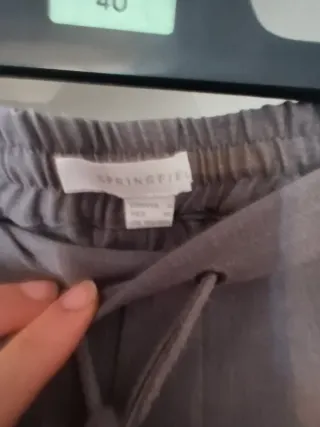 Pantalón S Springfield Gris