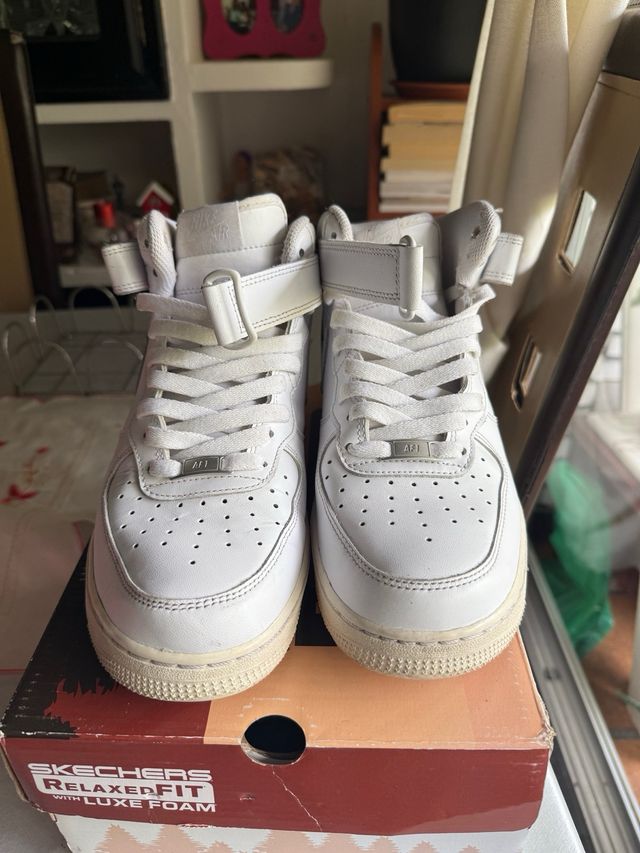 Nike Air Force 1 Mid Blancas Talla 42.5