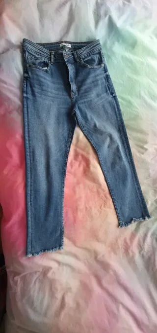 Pantalón vaquero mujer azul