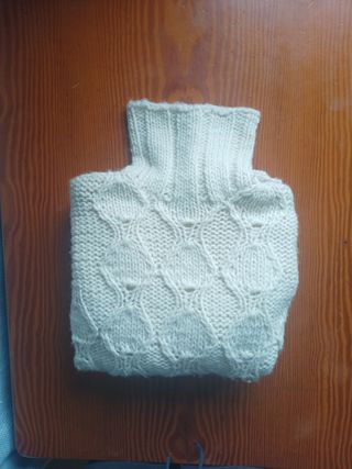 Jersey Zara Blanco Cuello Alto