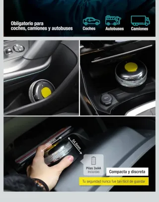 Luz Emergencia V16 DGT 3.0 Baliza Geolocalización.