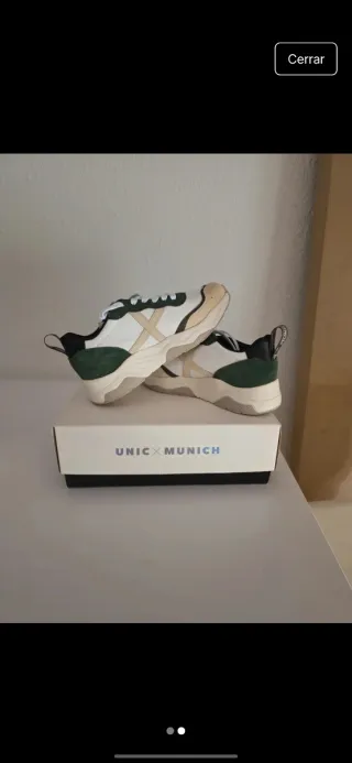 Zapatillas Munich Nuevas Verde/Blanco