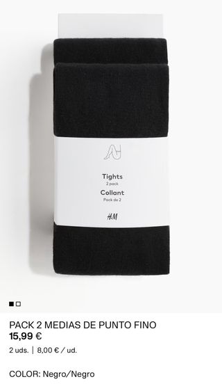 Medias H&M de punto fino