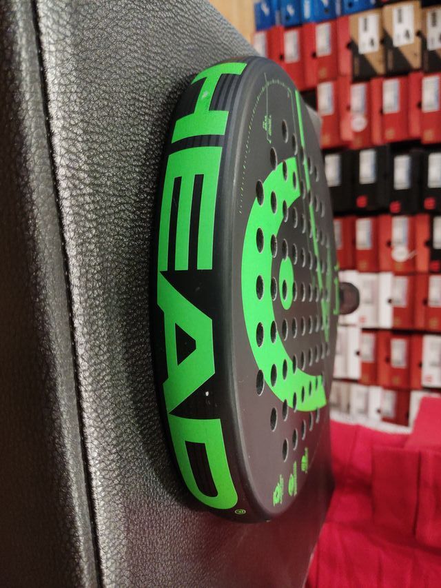 Pala Padel Head Lynx Negra y Verde