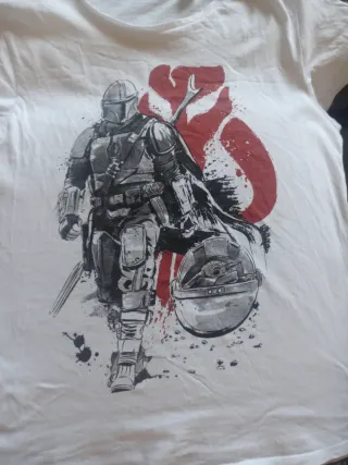 Camiseta Talla L Mandalorian y Grogu