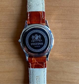 Orologio Festina Quarzo Nuovo Marrone Bianco