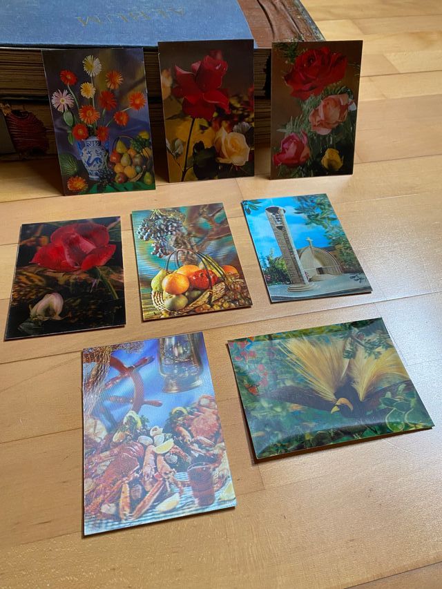 Lote 8 Postales 3D Nuevas