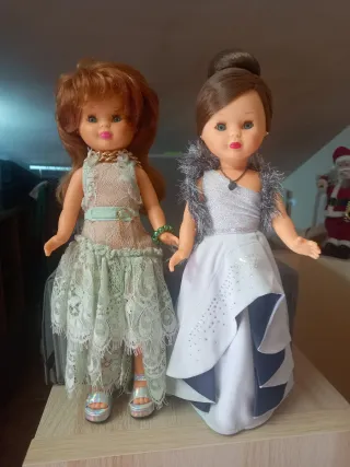2 Vestidos Muñeca Nancy grandes diseñadores