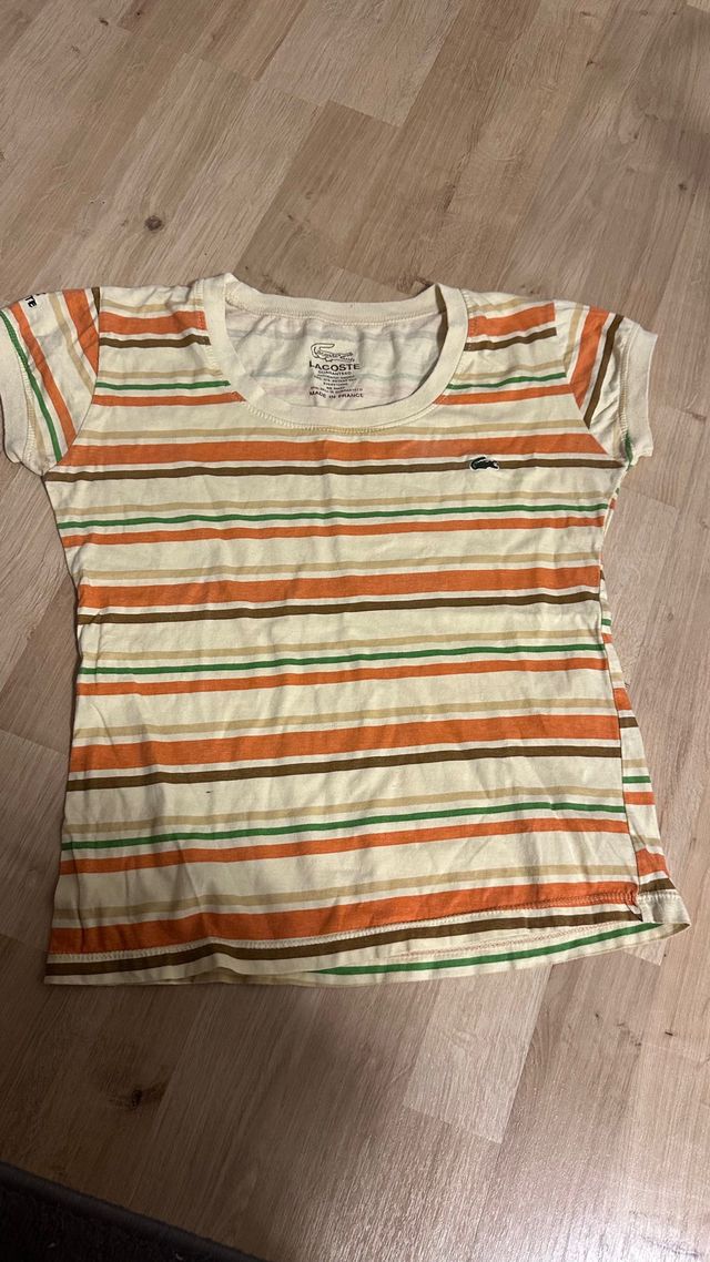 T-shirt Lacoste a righe