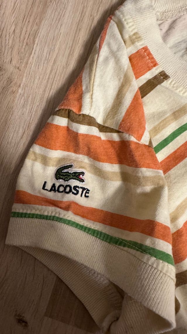 T-shirt Lacoste a righe