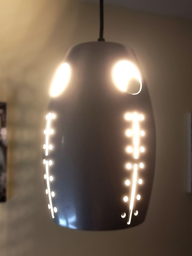 Candeeiro “Foguete” da Era Espacial França 70's