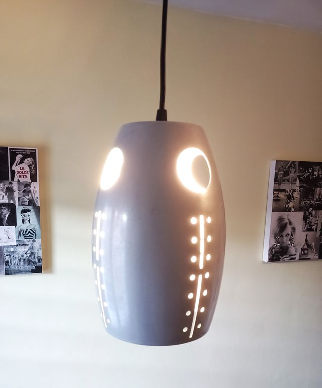 Candeeiro “Foguete” da Era Espacial França 70's