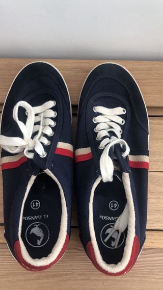 zapatillas el ganso azul marino
