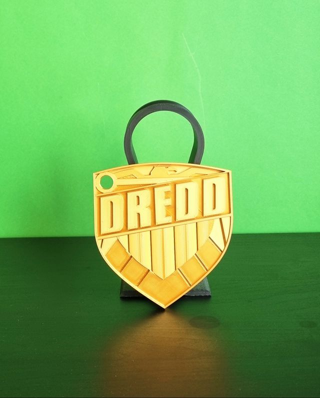 Placa Juez Dredd 2000 AD