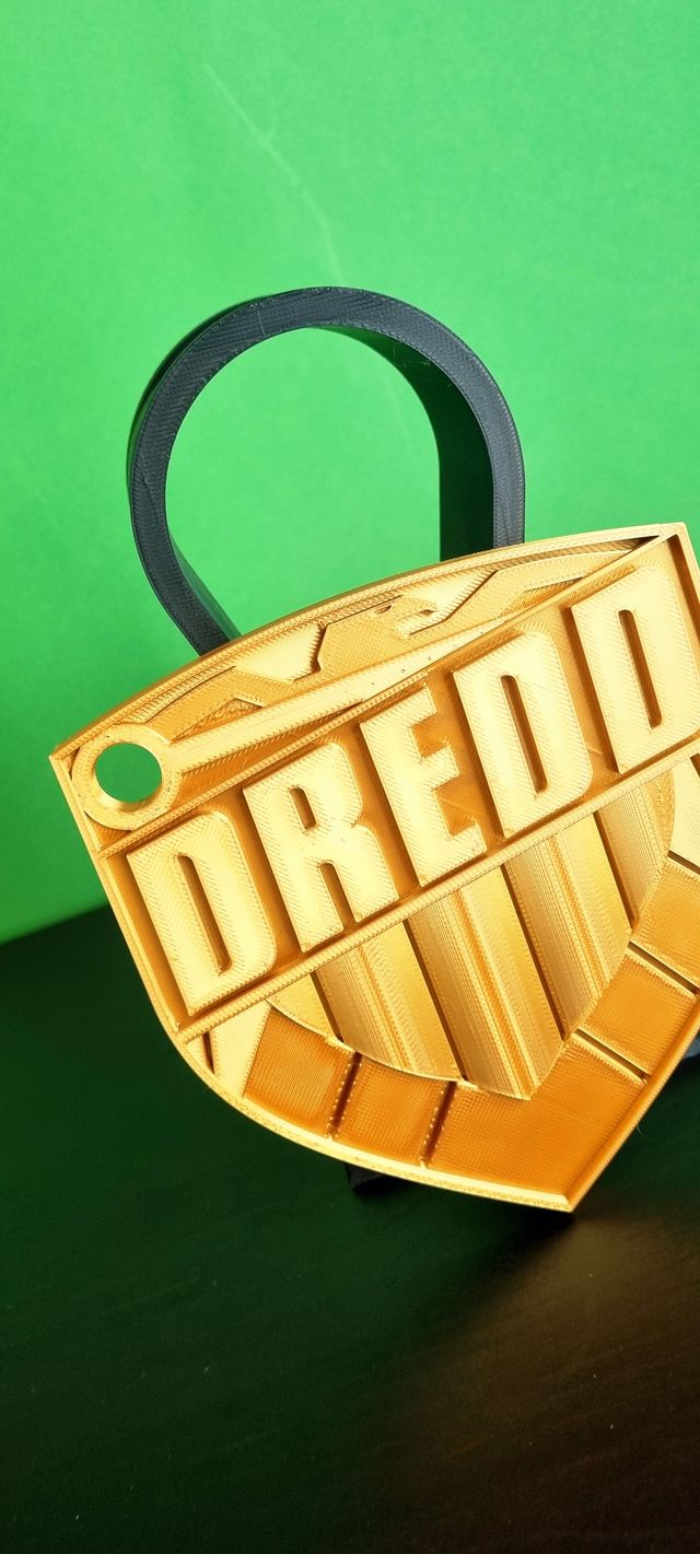 Placa Juez Dredd 2000 AD