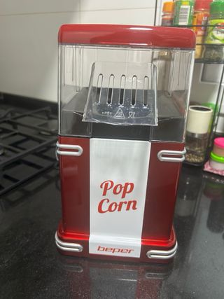 Máquina de Palomitas Beper 90.590Y Roja